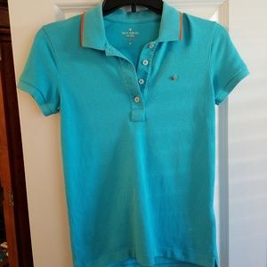 Kate Spade shirt with gold spade button